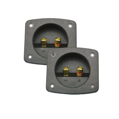 YiQinzcxg 2pcs Home Car Stereo Stereo Subwoofer Stecker 2 Wege Lautsprecher Box Klemmen Bindung Nach Umlaut Lautsprechern Box von YiQinzcxg