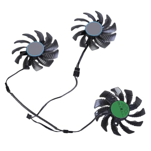 YiQinzcxg 3pcs 77mm 4Pin Graphics Card Lüfter Für GTX1060 1070 1080 Effiziente Kühlung Und Verbessert Die Langzeitverwendung Von GPU T128010SU Modell YiQinzcxg 3pcs 77mm 4Pin Graphics Card Lüfter Für GTX1060 1070 1080 Effiziente Kühlung Und Verbessert Die Langzeitverwendung Von GPU T128010SU Modell von YiQinzcxg