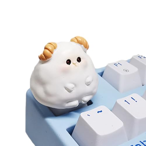 YiQinzcxg Anpassbare Schild-Tastenkappe, 3D-Tier-Harz-Tastenkappe, einzigartige mechanische Tastatur-Verbesserung, 1 x Tastenkappe von YiQinzcxg