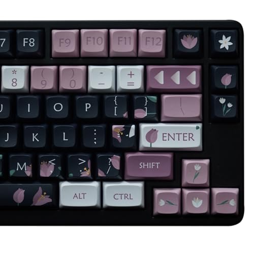 YiQinzcxg XDA Höhe 127 Schlüsselblütenschlüsselkap Wärme Sublimated Verbessert Die Haltbarkeit Und Elegante Design Für Mechanische Tastaturen von YiQinzcxg
