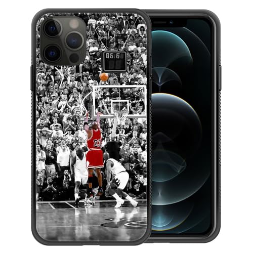 YiXinBB Hülle kompatibel mit iPhone 12 Mini, Basketball Legend A1A042 Muster Design, Hülle für iPhone 12 Mini Hüllen für Männer Jungen Fans TPU Shock Protective Anti-Scratch Cover Case von YiXinBB