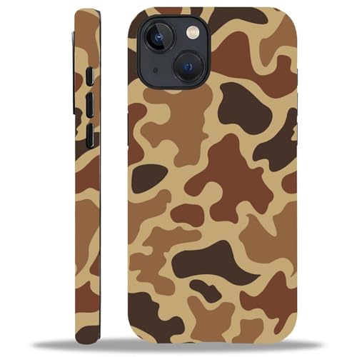 YiXinBB Schutzhülle für iPhone 13/14, stoßfest, für Damen und Herren, Hybrid-Hartschale, Silikon, M02, Braun, Camouflage G2 YiXinBB Schutzhülle für iPhone 13/14, stoßfest, für Damen und Herren, Hybrid-Hartschale, Silikon, M02, Braun, Camouflage G2 von YiXinBB