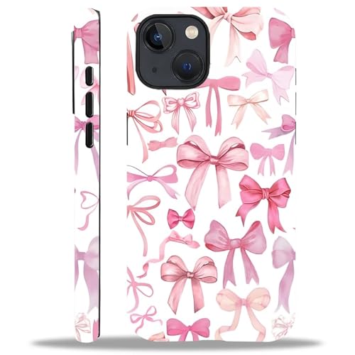 YiXinBB Schutzhülle für iPhone 13/14, stoßfest, für Damen und Herren, Hybrid-Hartschale, Silikon, M02, rosa Fliege G4 YiXinBB Schutzhülle für iPhone 13/14, stoßfest, für Damen und Herren, Hybrid-Hartschale, Silikon, M02, rosa Fliege G4 von YiXinBB