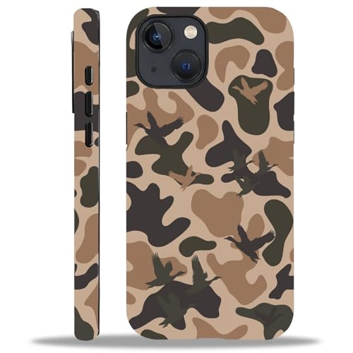 YiXinBB Schutzhülle für iPhone 13/14, stoßfest, für Damen und Herren, Hybrid-Hartschale, Silikonhülle, M02, Entenjagd, Camouflage G1 YiXinBB Schutzhülle für iPhone 13/14, stoßfest, für Damen und Herren, Hybrid-Hartschale, Silikonhülle, M02, Entenjagd, Camouflage G1 von YiXinBB