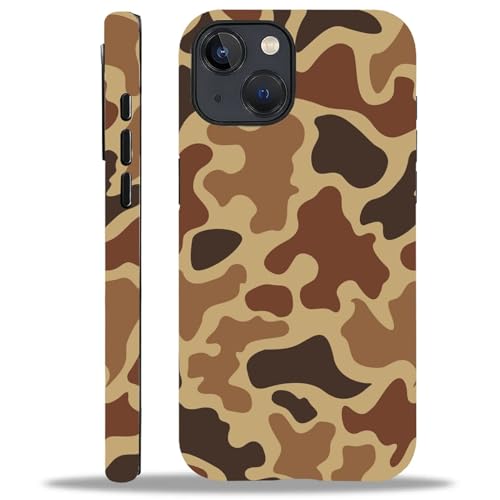 YiXinBB Schutzhülle für iPhone 15 Plus, stoßfest, für Damen und Herren, Hybrid-Hartschale, Silikon, M02, Braun, Camouflage G2 YiXinBB Schutzhülle für iPhone 15 Plus, stoßfest, für Damen und Herren, Hybrid-Hartschale, Silikon, M02, Braun, Camouflage G2 von YiXinBB