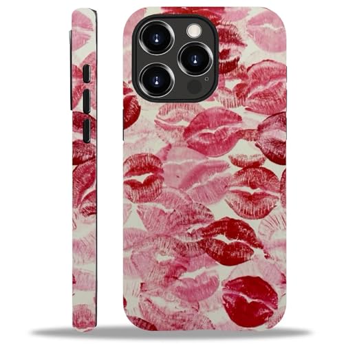 YiXinBB Schutzhülle für iPhone 15 Pro Max, stoßfest, für Damen und Herren, Hybrid-Hartschale, Silikon, M02 rote Lippen, Küsse G3 YiXinBB Schutzhülle für iPhone 15 Pro Max, stoßfest, für Damen und Herren, Hybrid-Hartschale, Silikon, M02 rote Lippen, Küsse G3 von YiXinBB