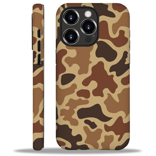 YiXinBB Schutzhülle für iPhone 16 Pro, stoßfest, für Damen und Herren, Hybrid-Hartschale, Silikon, M02, Braun, Camouflage G2 YiXinBB Schutzhülle für iPhone 16 Pro, stoßfest, für Damen und Herren, Hybrid-Hartschale, Silikon, M02, Braun, Camouflage G2 von YiXinBB