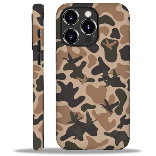 YiXinBB Schutzhülle für iPhone 16 Pro, stoßfest, für Damen und Herren, Hybrid-Hartschale, Silikonhülle, M02, Entenjagd, Camouflage G1 YiXinBB Schutzhülle für iPhone 16 Pro, stoßfest, für Damen und Herren, Hybrid-Hartschale, Silikonhülle, M02, Entenjagd, Camouflage G1 von YiXinBB