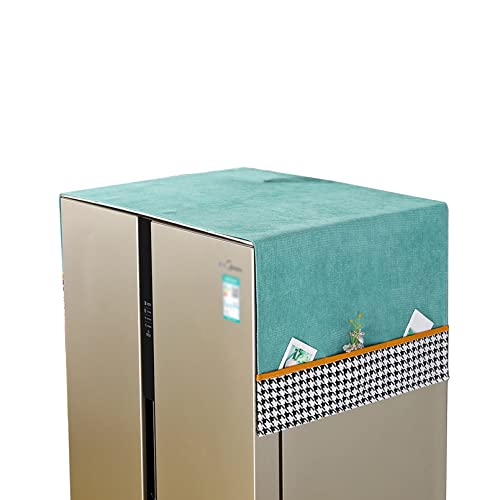 Kühlschrank Staubschutz Waschmaschinentrocknerdeckel Staubdicht Langlebig Schutzabdeckung Staub Cover für Waschmaschinen, Trocknern, Mikrowellenherden und Backöfen (F,50x130cm) von YiYYPT