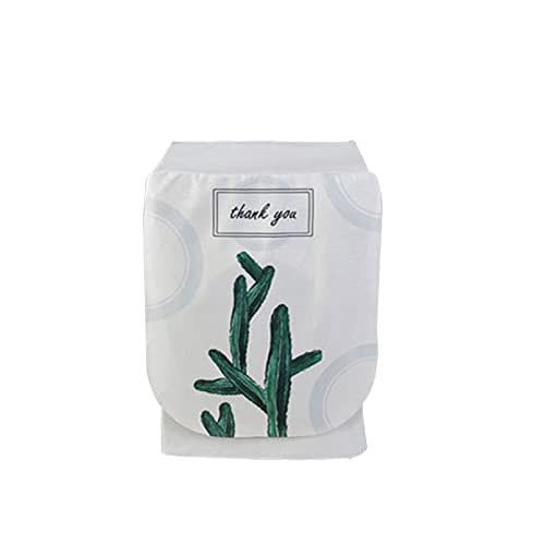 Waschmaschine Abdeckung mit Tasche Atmungsaktiv Staubdicht Schutzbezug Frontlader Waschmaschine Trockner Protector Schutzfolie Schutzhülle Schutzhaube für Frontlader (H,60 * 46 * 85cm) von YiYYPT