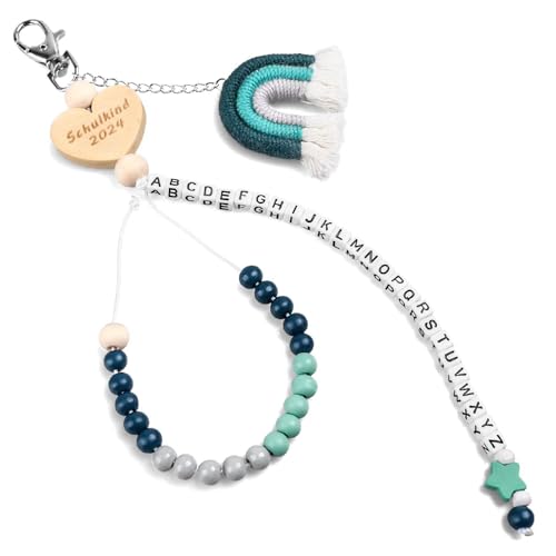 Yibarler Schulgeschenk Mädchen Rosa Harke Kette 2024 Schulkind Geschenk Schultüte Füllen Erster Schultag Geschenk Glücksbringer (Blau) Yibarler Schulgeschenk Mädchen Rosa Harke Kette 2024 Schulkind Geschenk Schultüte Füllen Erster Schultag Geschenk Glücksbringer (Blau) von Yibarler