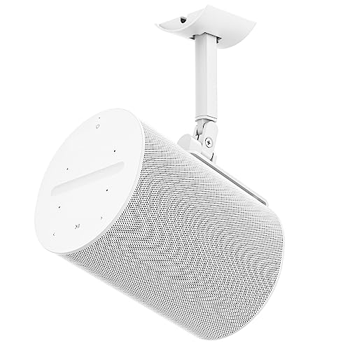 Lautsprecherhalterung aus Metall für Sonos Era 100 Deckenhalterung – verstellbare neigbare und schwenkbare Halterung für Sonos Era 100 Wandhalterung mit 2 Halterungsmöglichkeiten für Lautsprecher Lautsprecherhalterung aus Metall für Sonos Era 100 Deckenhalterung – verstellbare neigbare und schwenkbare Halterung für Sonos Era 100 Wandhalterung mit 2 Halterungsmöglichkeiten für Lautsprecher von Yibracki