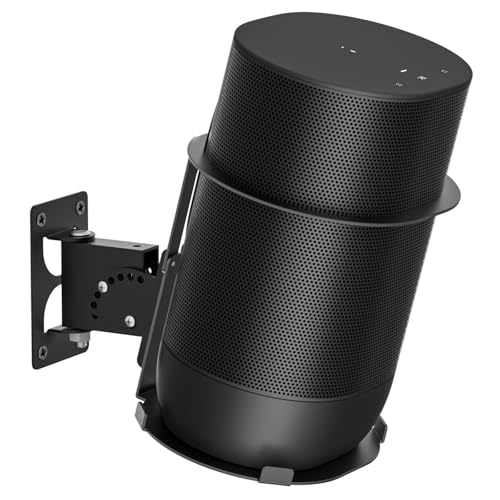 Yibracki Schutzende Metall-Lautsprecherhalterung für Sonos Move und Sonos Move 2 Wandhalterung mit Neigungs- und Schwenkverstellung, Schwarz Yibracki Schutzende Metall-Lautsprecherhalterung für Sonos Move und Sonos Move 2 Wandhalterung mit Neigungs- und Schwenkverstellung, Schwarz von Yibracki