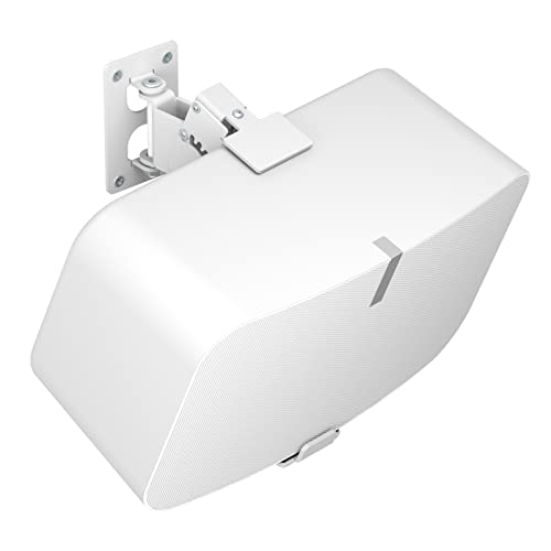 Yibracki Robuste Lautsprecher-Wandhalterung für Sonos 5 & Play 5 – neig- und schwenkbare verstellbare Halterung für Sonos Five und Play 5 Gen 2, Weiß Yibracki Robuste Lautsprecher-Wandhalterung für Sonos 5 & Play 5 – neig- und schwenkbare verstellbare Halterung für Sonos Five und Play 5 Gen 2, Weiß von Yibracki