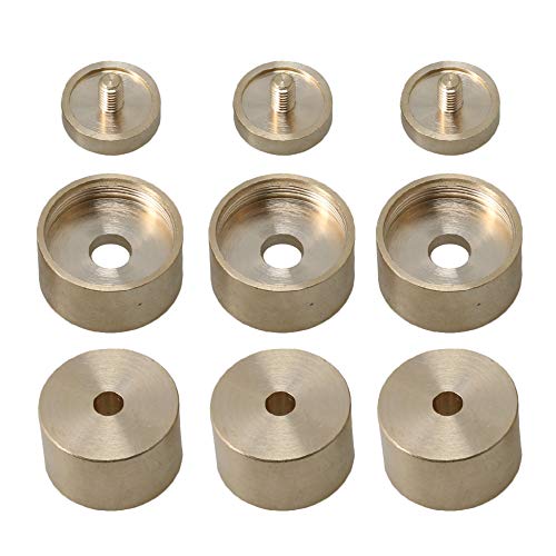 Yibuy Golden Ersatz Trompete Kappe Schraube Abdeckung Ventil Finger Knopf 3 Stück Yibuy Golden Ersatz Trompete Kappe Schraube Abdeckung Ventil Finger Knopf 3 Stück von Yibuy