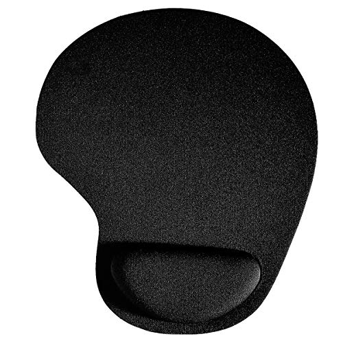 Yicare Mauspad mit Gel-Handgelenkstütze, rutschfeste Gummiunterseite, wasserabweisende Oberfläche, komfortabel, ergonomisches Design, Mauspad für Computer, Laptop, PC, Gaming, Schwarz Yicare Mauspad mit Gel-Handgelenkstütze, rutschfeste Gummiunterseite, wasserabweisende Oberfläche, komfortabel, ergonomisches Design, Mauspad für Computer, Laptop, PC, Gaming, Schwarz von Yicare