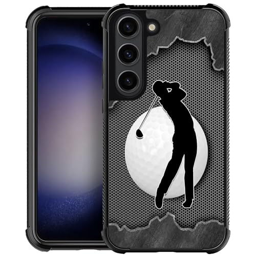 yicomon Schutzhülle für Samsung Galaxy S23, Motiv: Golf-Sportmuster, langlebig, modisch, lustig, Flüssigsilikon, weich, kratzfest, stoßfest yicomon Schutzhülle für Samsung Galaxy S23, Motiv: Golf-Sportmuster, langlebig, modisch, lustig, Flüssigsilikon, weich, kratzfest, stoßfest von yicomon