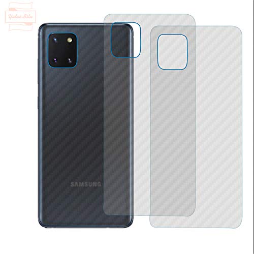 3pcs Galaxy Note 10 Lite Rückseite Folie,Yidai-Silu【Kohlefaser Atmungsaktiv Struktur, Anti-Rutsch, Anti-Fingerabdruck】Kratzfest Back Klebefolie für Samsung Galaxy Note 10 Lite Protector Film 6,7 Zoll 3pcs Galaxy Note 10 Lite Rückseite Folie,Yidai-Silu【Kohlefaser Atmungsaktiv Struktur, Anti-Rutsch, Anti-Fingerabdruck】Kratzfest Back Klebefolie für Samsung Galaxy Note 10 Lite Protector Film 6,7 Zoll von Yidai-Silu