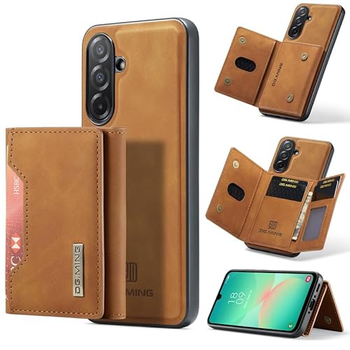 Yidai-Silu 2IN1 Handyhülle für Galaxy A26 5G M2 Leder Hülle 【Abnehmbar Wallet Case, Viele Fächer, Standfunktion】 Magnet Tasche Geldbeutel Back Cover Samsung Galaxy A26 5G - Braun Yidai-Silu 2IN1 Handyhülle für Galaxy A26 5G M2 Leder Hülle 【Abnehmbar Wallet Case, Viele Fächer, Standfunktion】 Magnet Tasche Geldbeutel Back Cover Samsung Galaxy A26 5G - Braun von Yidai-Silu