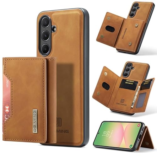 Yidai-Silu 2IN1 Handyhülle für Galaxy A56 5G M2 Leder Hülle 【Abnehmbar Wallet Case, Viele Fächer, Standfunktion】 Magnet Tasche Geldbeutel Back Cover Samsung Galaxy A56 5G - Braun Yidai-Silu 2IN1 Handyhülle für Galaxy A56 5G M2 Leder Hülle 【Abnehmbar Wallet Case, Viele Fächer, Standfunktion】 Magnet Tasche Geldbeutel Back Cover Samsung Galaxy A56 5G - Braun von Yidai-Silu