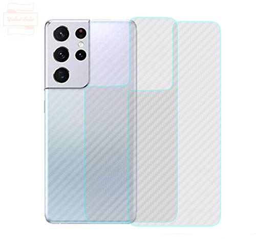 Yidai-Silu 3pcs Galaxy S21 Ultra Rückseite Folie, 【Kohlefaser Atmungsaktiv Struktur, Anti-Rutsch, Anti-Fingerabdruck】 Kratzfest Back Klebefolie für Samsung Galaxy S21 Ultra Protector Film 6,8 Zoll Yidai-Silu 3pcs Galaxy S21 Ultra Rückseite Folie, 【Kohlefaser Atmungsaktiv Struktur, Anti-Rutsch, Anti-Fingerabdruck】 Kratzfest Back Klebefolie für Samsung Galaxy S21 Ultra Protector Film 6,8 Zoll von Yidai-Silu