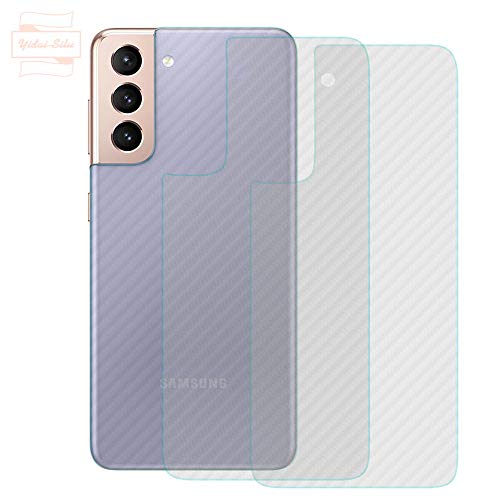 Yidai-Silu 3pcs Galaxy S22 Rückseite Folie, 【Kohlefaser Atmungsaktiv Struktur, Anti-Rutsch, Anti-Fingerabdruck】 Kratzfest Back Klebefolie für Samsung Galaxy S22 Protector Film 6,2 Zoll von Yidai-Silu