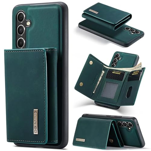 Yidai-Silu Leder Hülle für Galaxy A34 5G Wallet Case【2 in 1 Abnehmbar, Viele Fächer, Standfunktion】 Magnet Tasche Geldbeutel Back Cover mit PU Wallet für Samsung Galaxy A34 5G - Grün Yidai-Silu Leder Hülle für Galaxy A34 5G Wallet Case【2 in 1 Abnehmbar, Viele Fächer, Standfunktion】 Magnet Tasche Geldbeutel Back Cover mit PU Wallet für Samsung Galaxy A34 5G - Grün von Yidai-Silu