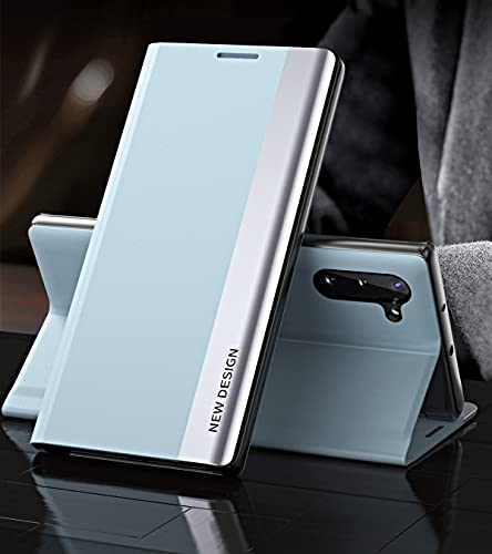 Yidai-Silu Galaxy Note 10 Plus Klapphülle 【Magnetverschluss, Galvanotechnik, Standfunktion】 Flip Case Schutzhülle Magnetisch Tasche Handy Cover für Samsung Galaxy Note 10+ Plus 6,8" - Hell Blau Yidai-Silu Galaxy Note 10 Plus Klapphülle 【Magnetverschluss, Galvanotechnik, Standfunktion】 Flip Case Schutzhülle Magnetisch Tasche Handy Cover für Samsung Galaxy Note 10+ Plus 6,8" - Hell Blau von Yidai-Silu