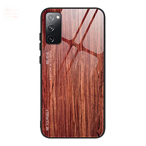 Yidai-Silu Galaxy S20 Plus Glas Case 【Holz Muster, 9H Hart,Kratzfest】 Back Cover Hartglas TPU Bumper Handy Hülle Phone Schale Schutz Tasche für Samsung Galaxy S20+ Plus 6,7" - Rot M05 Yidai-Silu Galaxy S20 Plus Glas Case 【Holz Muster, 9H Hart,Kratzfest】 Back Cover Hartglas TPU Bumper Handy Hülle Phone Schale Schutz Tasche für Samsung Galaxy S20+ Plus 6,7" - Rot M05 von Yidai-Silu