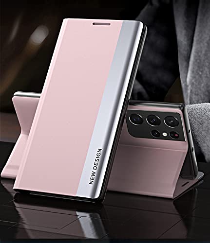 Yidai-Silu Galaxy S24 Ultra Klapphülle 【Magnetverschluss, Galvanotechnik, Standfunktion】 Flip Case Schutzhülle Magnetisch Tasche Handy Cover für Samsung Galaxy S24 Ultra 6,8" - Rosa Yidai-Silu Galaxy S24 Ultra Klapphülle 【Magnetverschluss, Galvanotechnik, Standfunktion】 Flip Case Schutzhülle Magnetisch Tasche Handy Cover für Samsung Galaxy S24 Ultra 6,8" - Rosa von Yidai-Silu