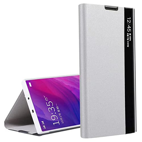 Yidai-Silu Galaxy S25 Plus Klapphülle 【Smart Fenster, Schlaf-/ Weckfunktion, Standfunktion】 Flip Book Case Schutz Tasche Etui Handy Cover für Samsung Galaxy S25+ Plus - Silber Yidai-Silu Galaxy S25 Plus Klapphülle 【Smart Fenster, Schlaf-/ Weckfunktion, Standfunktion】 Flip Book Case Schutz Tasche Etui Handy Cover für Samsung Galaxy S25+ Plus - Silber von Yidai-Silu