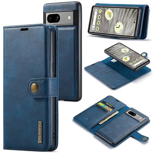 Yidai-Silu Google Pixel 7A Handy Hülle 【Abnehmbar, Mutil-Funktion, Magnetverschluss】 Wallet Case Tasche PU Leder Etui Flip Cover Geldbörse für Google Pixel 7A 6,1" - Blau Yidai-Silu Google Pixel 7A Handy Hülle 【Abnehmbar, Mutil-Funktion, Magnetverschluss】 Wallet Case Tasche PU Leder Etui Flip Cover Geldbörse für Google Pixel 7A 6,1" - Blau von Yidai-Silu