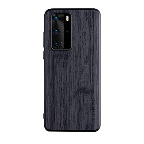 Yidai-Silu Huawei P40 Pro+ Back Cover 【Holz Muster, Anti-Fingerabdruck, Slim】 Rückseite Case Stoßfest Etui Schutz Tasche Schale Handy Hülle für Huawei P40 Pro Plus 6,58" - Schwarz Yidai-Silu Huawei P40 Pro+ Back Cover 【Holz Muster, Anti-Fingerabdruck, Slim】 Rückseite Case Stoßfest Etui Schutz Tasche Schale Handy Hülle für Huawei P40 Pro Plus 6,58" - Schwarz von Yidai-Silu