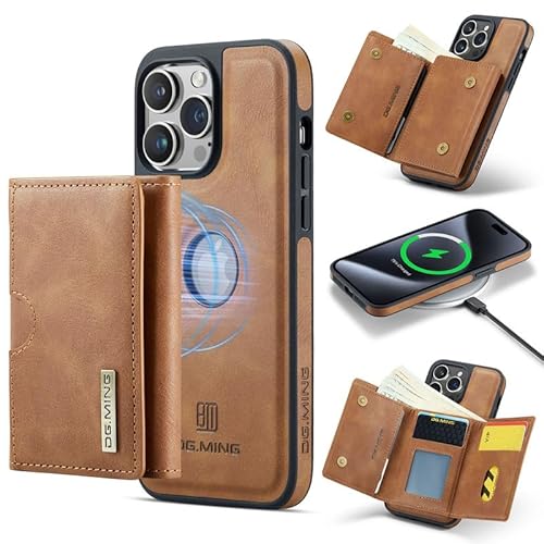 Yidai-Silu Hülle für iPhone 14 Pro Max 2-IN-1 Abnehmbar Handyhülle Magnetische Wallet Case PU Lederhülle Kabellos Laden Kartenfach RFID Schutzhülle Klapphülle für Apple iPhone 14 Pro Max - Braun Yidai-Silu Hülle für iPhone 14 Pro Max 2-IN-1 Abnehmbar Handyhülle Magnetische Wallet Case PU Lederhülle Kabellos Laden Kartenfach RFID Schutzhülle Klapphülle für Apple iPhone 14 Pro Max - Braun von Yidai-Silu