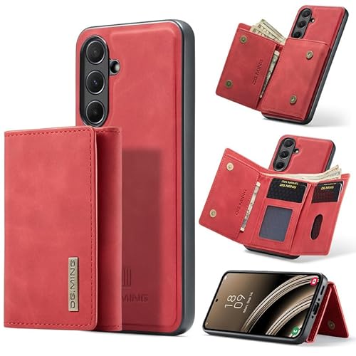 Yidai-Silu Leder Hülle für Galaxy A36 Wallet Case【2 in 1 Abnehmbar, Viele Fächer, Standfunktion】 Magnet Tasche Geldbeutel Back Cover mit PU Wallet für Samsung Galaxy A36 - Rot Yidai-Silu Leder Hülle für Galaxy A36 Wallet Case【2 in 1 Abnehmbar, Viele Fächer, Standfunktion】 Magnet Tasche Geldbeutel Back Cover mit PU Wallet für Samsung Galaxy A36 - Rot von Yidai-Silu