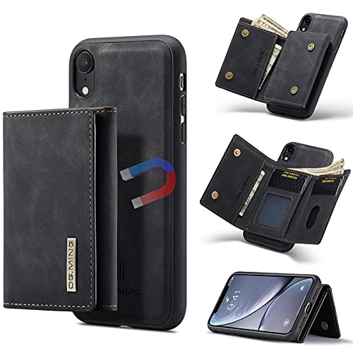 Yidai-Silu Leder Hülle für iPhone XS Max Wallet Case【2 in 1 Abnehmbar, Viele Fächer, Standfunktion】 Magnet Tasche Geldbeutel Back Cover mit PU Wallet für iPhone XS Max - Schwarz Yidai-Silu Leder Hülle für iPhone XS Max Wallet Case【2 in 1 Abnehmbar, Viele Fächer, Standfunktion】 Magnet Tasche Geldbeutel Back Cover mit PU Wallet für iPhone XS Max - Schwarz von Yidai-Silu