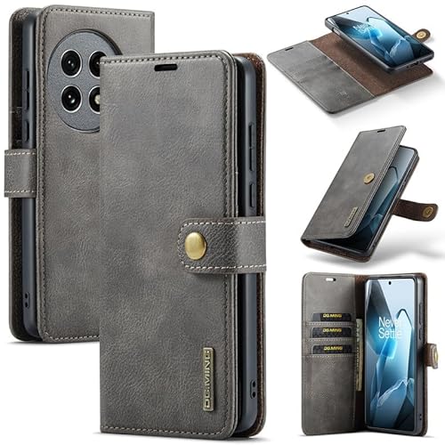 Yidai-Silu OnePlus 13 Handy Hülle 【Abnehmbar, Mutil-Funktion, Magnetverschluss】 Wallet Case Tasche PU Leder Etui Flip Cover Geldbörse für OnePlus 13 - Grau Yidai-Silu OnePlus 13 Handy Hülle 【Abnehmbar, Mutil-Funktion, Magnetverschluss】 Wallet Case Tasche PU Leder Etui Flip Cover Geldbörse für OnePlus 13 - Grau von Yidai-Silu