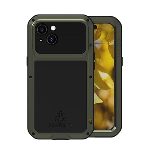 Yidai-Silu iPhone 16 Outdoor Hülle 【Militärstandard Harnisch, 2 Meter Stoßfest, IP-54 Zert.】 Handy Cover 360 Rundum Case für iPhone 16 6,1" - Grün mit Displayfolie Yidai-Silu iPhone 16 Outdoor Hülle 【Militärstandard Harnisch, 2 Meter Stoßfest, IP-54 Zert.】 Handy Cover 360 Rundum Case für iPhone 16 6,1" - Grün mit Displayfolie von Yidai-Silu