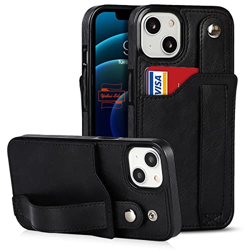Yidai-Silu iPhone Xr PU Leder Hülle 【RFID Schutz, Fingerhalter, Kartenfach】 Back Cover Tasche Sport Etui Schale Rückseite Case Handyhülle für iPhone Xr 6,1" - Schwarz Yidai-Silu iPhone Xr PU Leder Hülle 【RFID Schutz, Fingerhalter, Kartenfach】 Back Cover Tasche Sport Etui Schale Rückseite Case Handyhülle für iPhone Xr 6,1" - Schwarz von Yidai-Silu