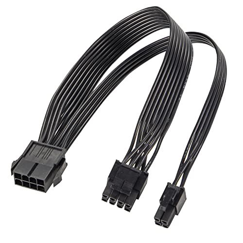 EPS12V CPU 8 Pin Buchse zu CPU ATX 8Pin(4+4) und ATX 4 Pin Stecker Stromversorgungskabel EPS 12V für Motherboard 10.8 Zoll von YieJoya