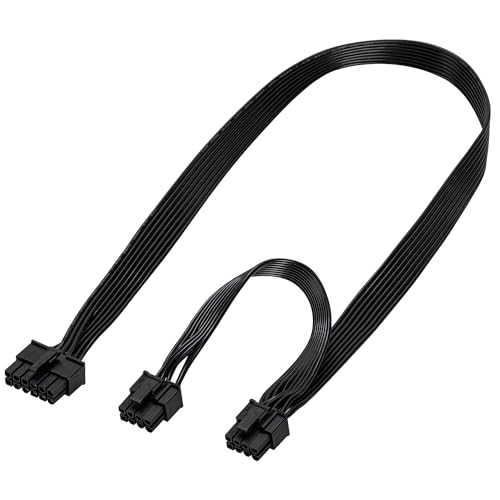 PCIE Kabel für Be Quiet, PSU 12 Pin Stecker auf Dual PCIe 8 Pin (6+2) Stecker Stromversorgung für be Quiet Power Supply von YieJoya