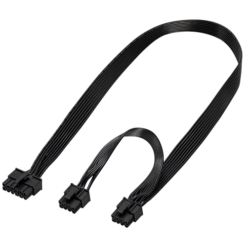 YieJoya PCIE Kabel für Be Quiet, PSU 12 Pin Stecker auf Dual PCIe 8 Pin (6+2) Stecker Stromversorgung für be quiet Power Supply von YieJoya