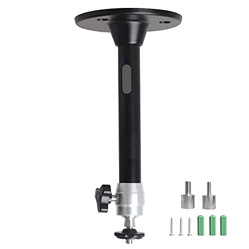 YiePhiot Mini-Deckenprojektorhalterung, kompatibel mit QKK, DR.J, DBPOWER, Anker, VANKYO, AAXA, Jinhoo, PVO, TMY, AuKing und den meisten Anderen Mini-Projektoren (175 mm, schwarz) von YiePhiot