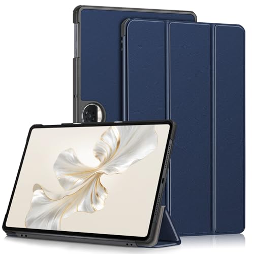 Yiernuo Hülle für Honor Pad 9 12.1 Zoll 2023 Tablet, Schlank Slim Schutzhülle mit Ständer Funktion,Dunkelblau von Yiernuo