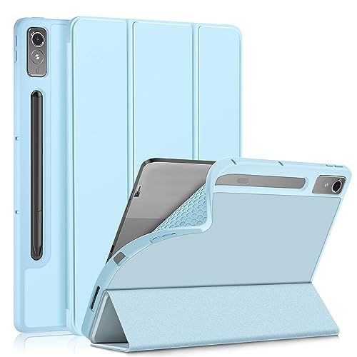 Yiernuo Hülle für Lenovo Tab P12 12.7 Zoll Tablet,Ultradünne Flip Case mit Auto Schlaf/Wach und Ständer Funktion,SkyBlue von Yiernuo