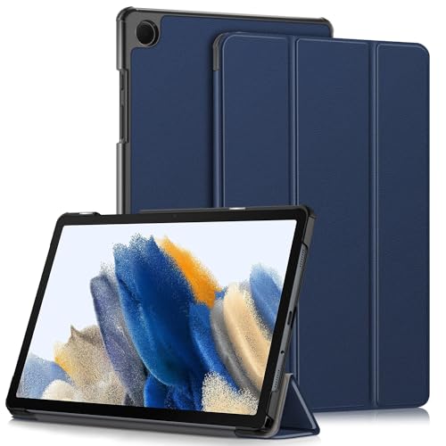 Yiernuo Hülle für Samsung Galaxy Tab A9+ / A9 Plus 11 Zoll 2023 SM-X210/X215/X216/X218 Tablet, Schlank Slim Schutzhülle mit Auto Schlaf/Wach,Dunkelblau von Yiernuo