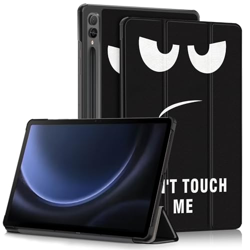Yiernuo Hülle für Samsung Galaxy Tab S9 FE+/Tab S9 FE Plus/Tab S9 Plus 12,4 Zoll SM-X610/X616 X810/X816B/X818U Tablet, Schlank Slim Schutzhülle mit Auto Schlaf/Wach,Don't Touch von Yiernuo