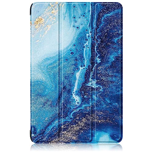 Yiernuo Hülle für Samsung Galaxy Tab S9 FE 10.9 Zoll/Tab S9 11 Zoll 2023 SM-X710/SM-X716B/SM-X718U/ SM-X510/ SM-X516B Tablet, Schlank Slim Schutzhülle mit Auto Schlaf/Wach,Meereswelle von Yiernuo