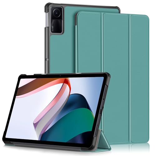 Yiernuo Hülle für Xiaomi Redmi Pad SE Tablet 11 Zoll 2023, Schlank Slim Schutzhülle mit Auto Schlaf/Wach,Grün von Yiernuo
