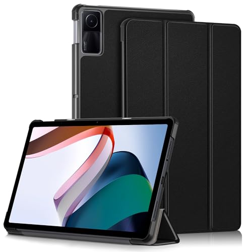 Yiernuo Hülle für Xiaomi Redmi Pad SE Tablet 11 Zoll 2023, Schlank Slim Schutzhülle mit Auto Schlaf/Wach,Schwarz von Yiernuo